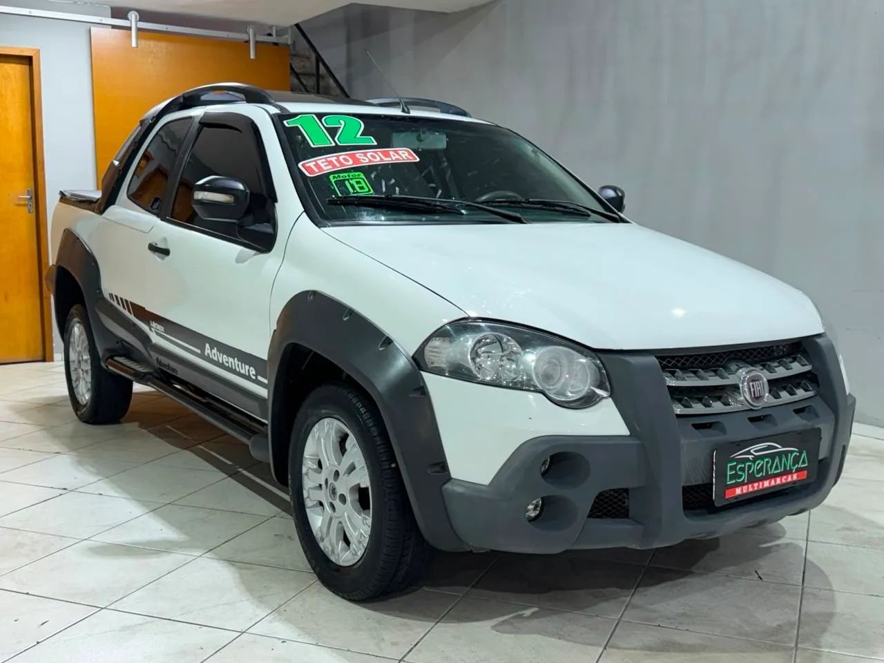 Fiat Strada Adventure1.8/ 1.8 Locker Flex CD 2012 - Foto 5