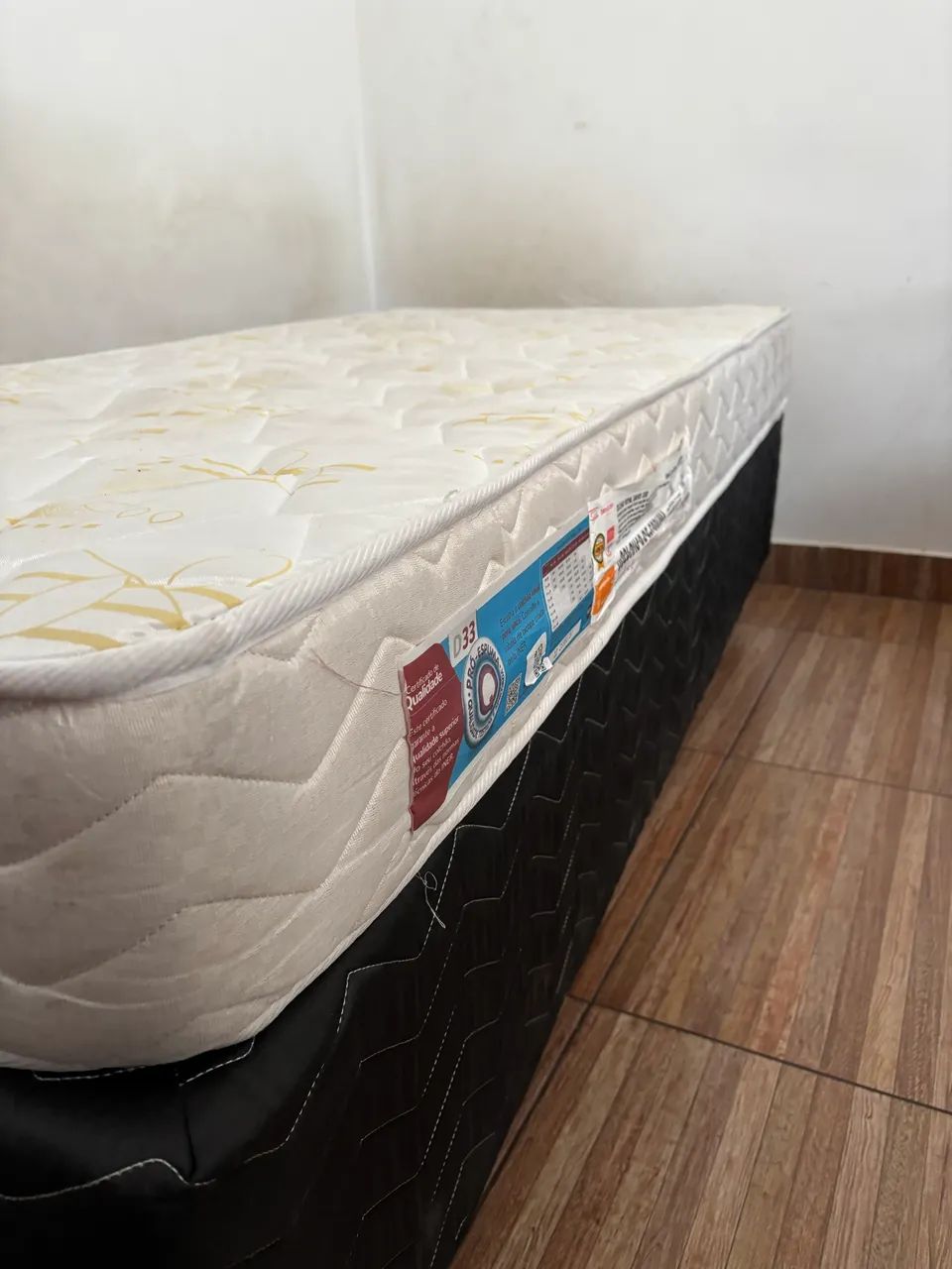 Cama box e colchão solteiro - Foto 3