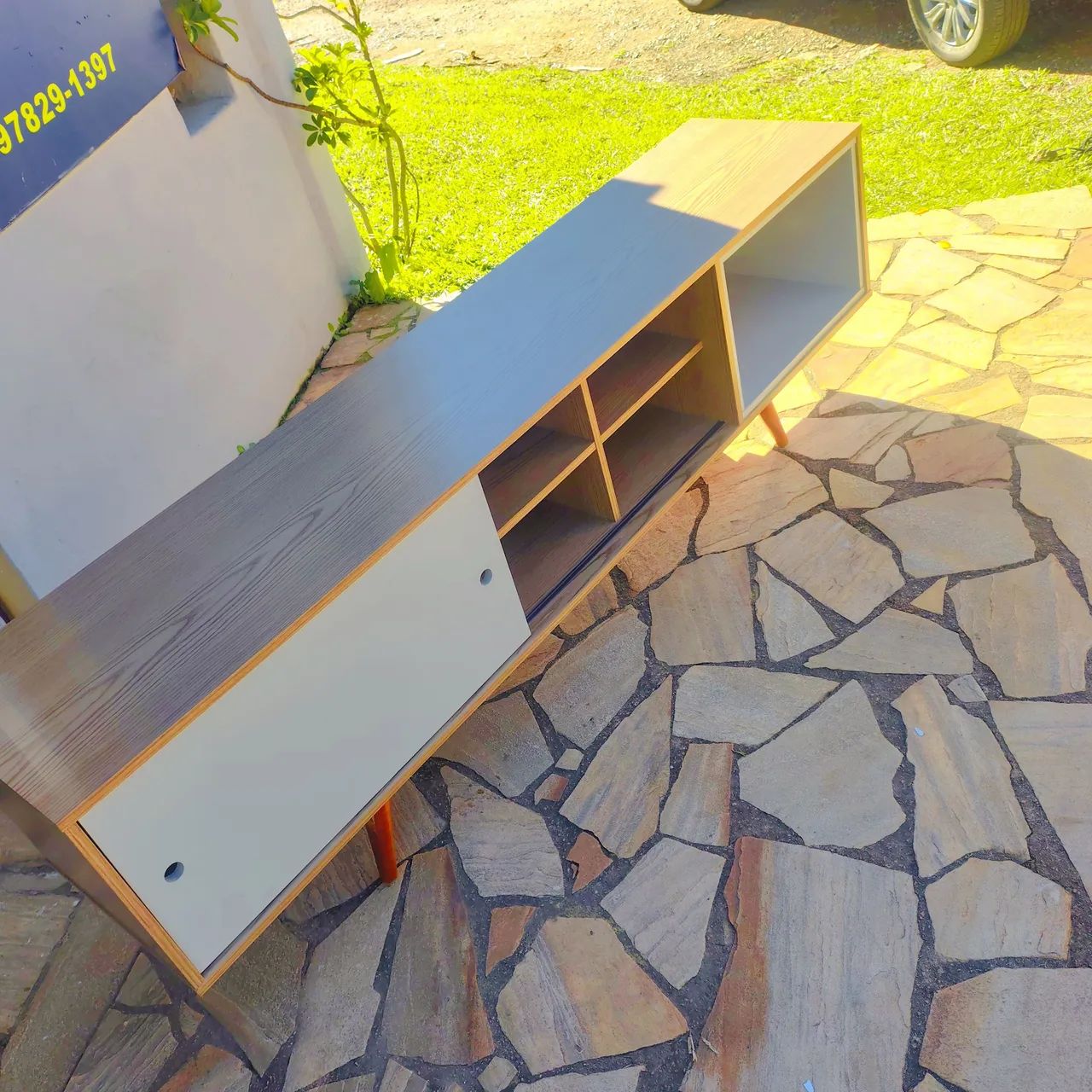 RACK RETRÔ EM MDF. - Foto 2