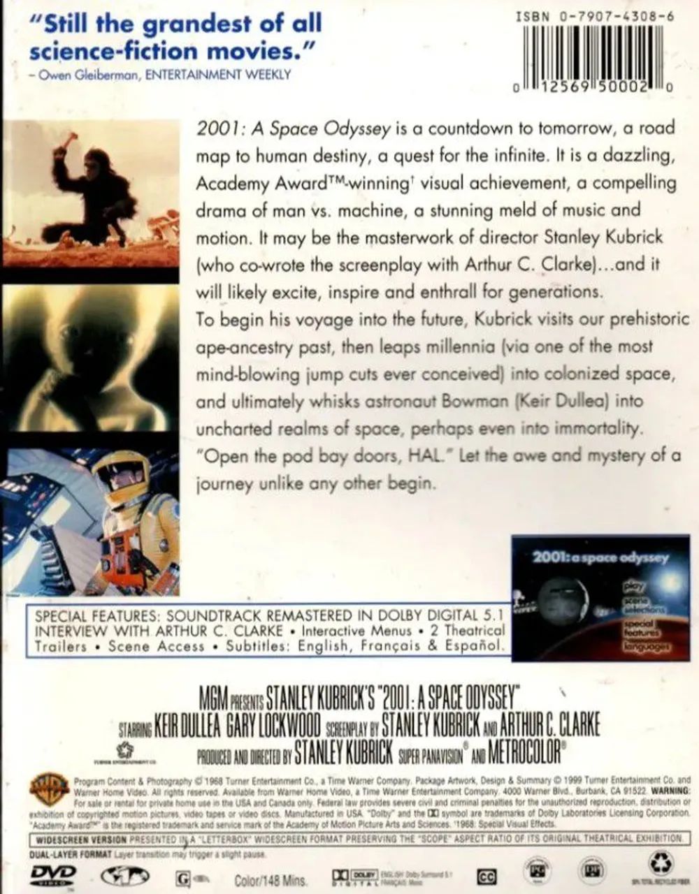 DVD Filme 2001: A Space Odyssey Original Importado Clássico  - Foto 2