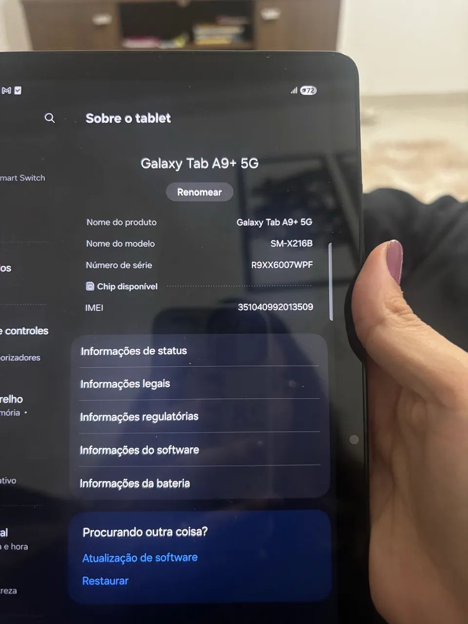 Vendo tablet Samsung A9 - Foto 4