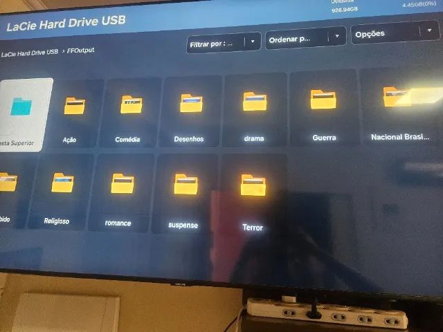 hd com filmes 1 tera externo completo - Foto 3