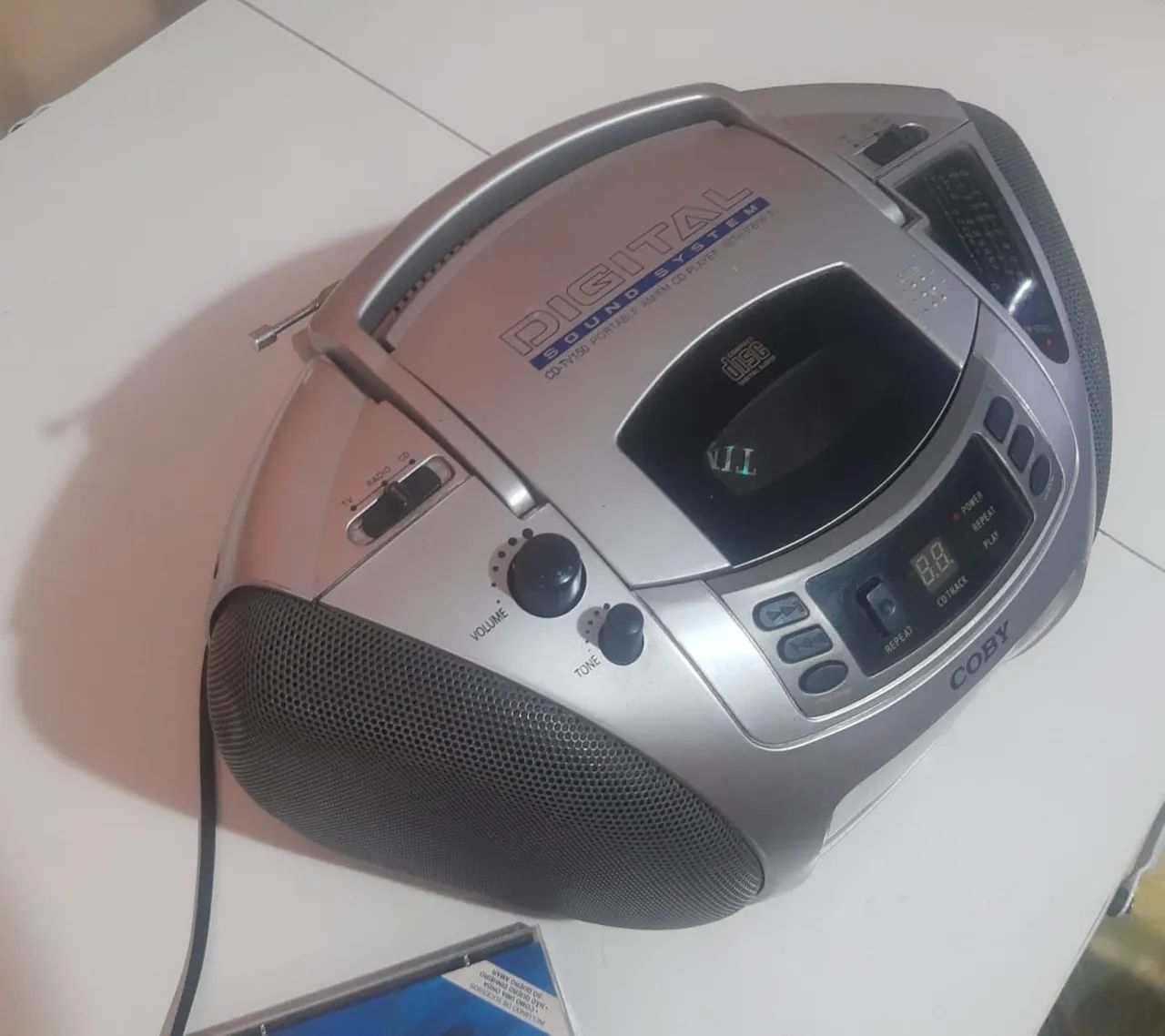 Rádio cd player antigo funcionando cd e rádio  - Foto 3