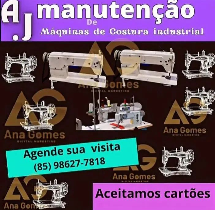 Mecânico de Maquinas de costura industriais e Doméstica 