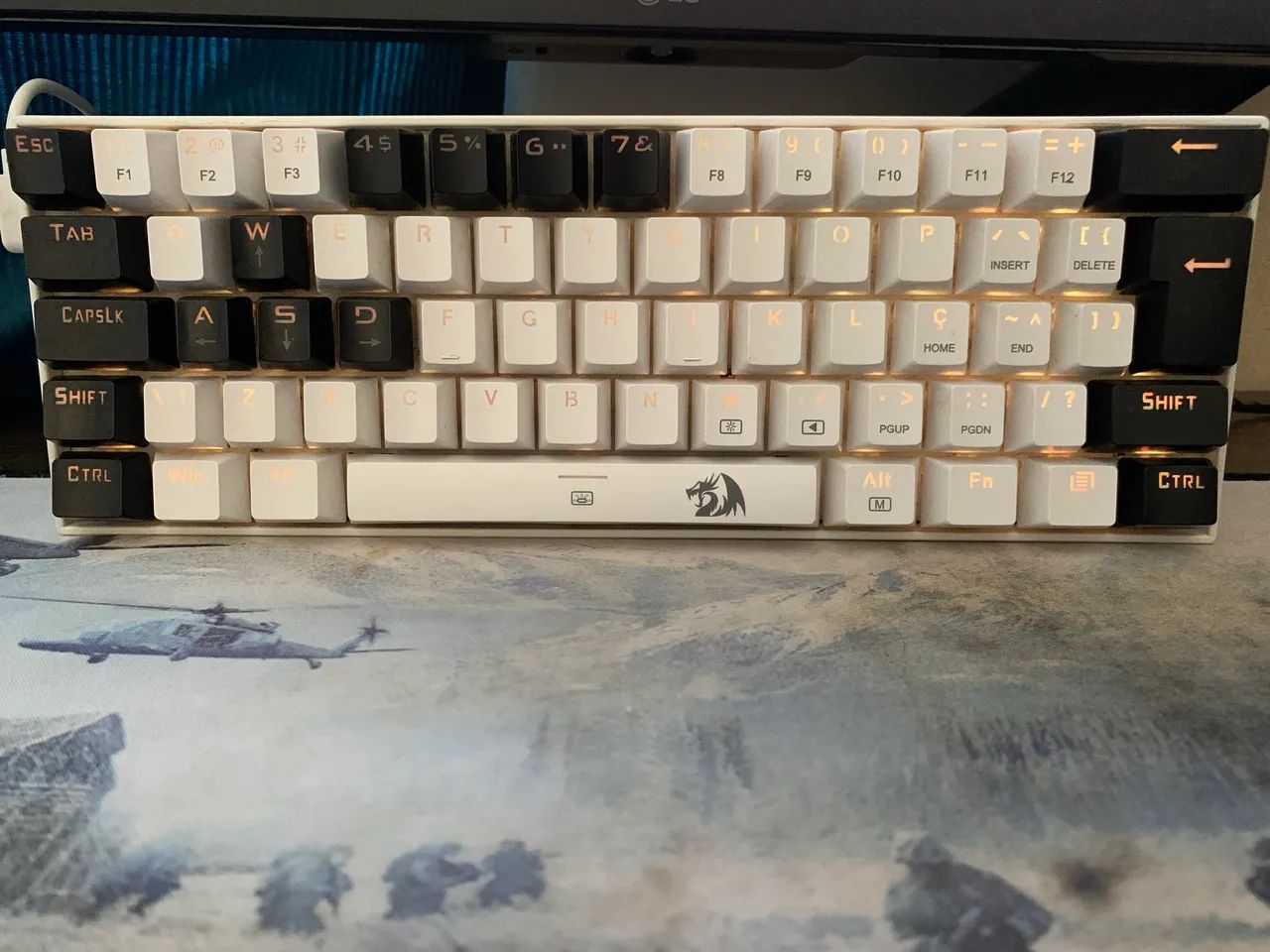 Teclado mecânico redragon k630w - Foto 2
