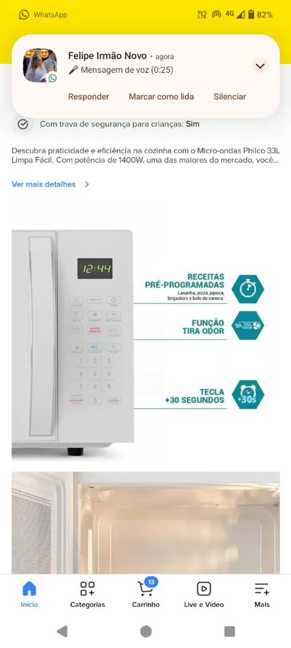 Microondas (Philco) - Foto 2