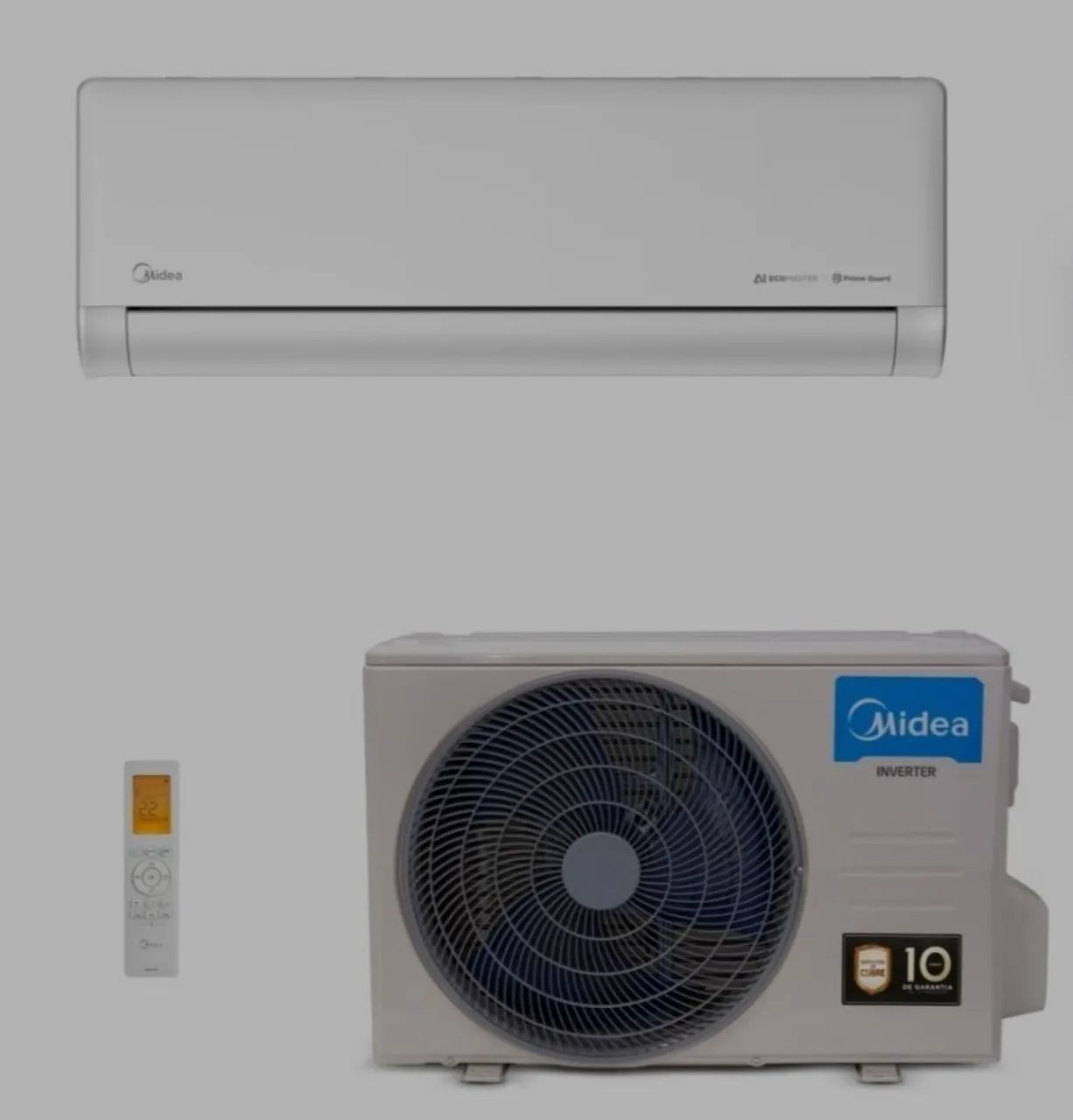 Ar condicionado Midea e transformador 220V
