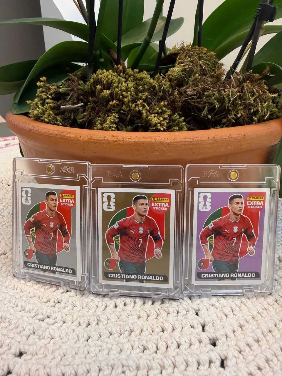 Figurinhas Copa do Mundo 2026 - CR7 Legends Extra Sticker  - Foto 2