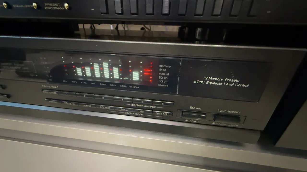 Equalizador gráfico Technics SH-GE70 equalizer Japonês  - Foto 3