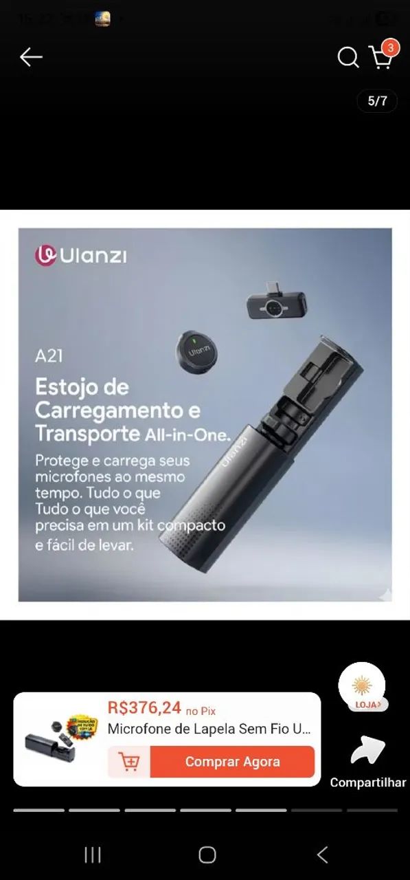 Microfone para fazer laife top novo - Foto 5
