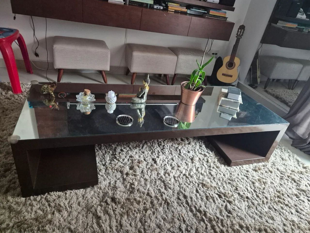 Mesa de centro em madeira maciça  - Foto 4