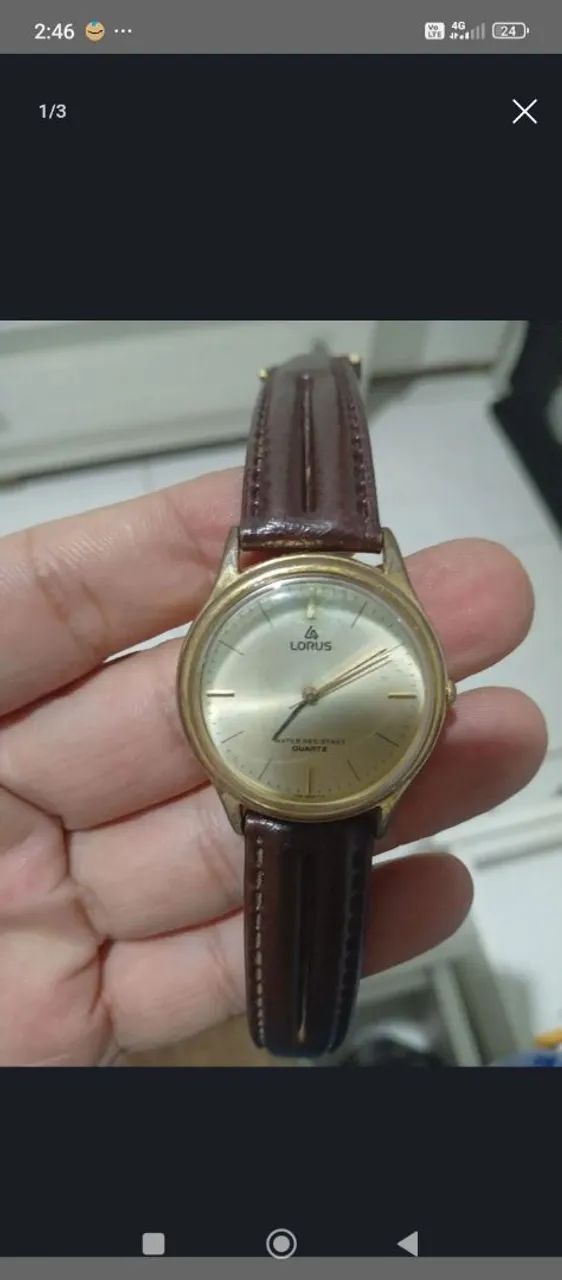 Relógio Lorus vintage NÃO ESTÁ FUNCIONANDO 
