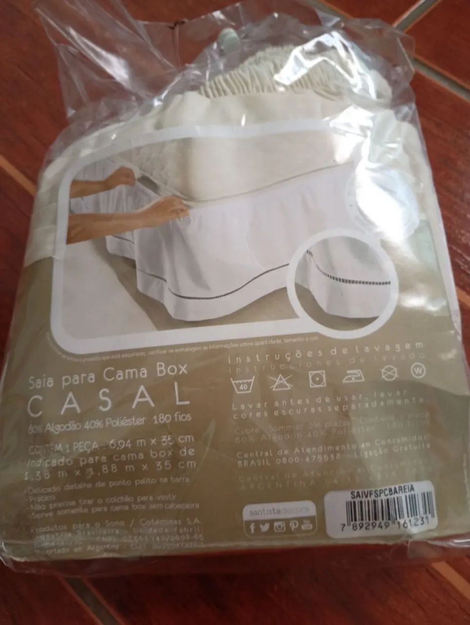 Saia para cama box  - Foto 4