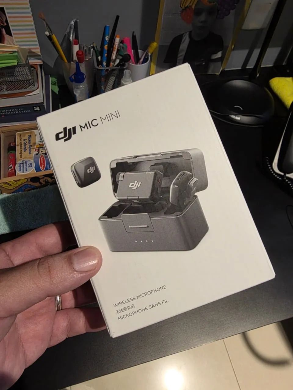 Microfone DJI Lapela Mic Mini - Usado apenas uma vez 