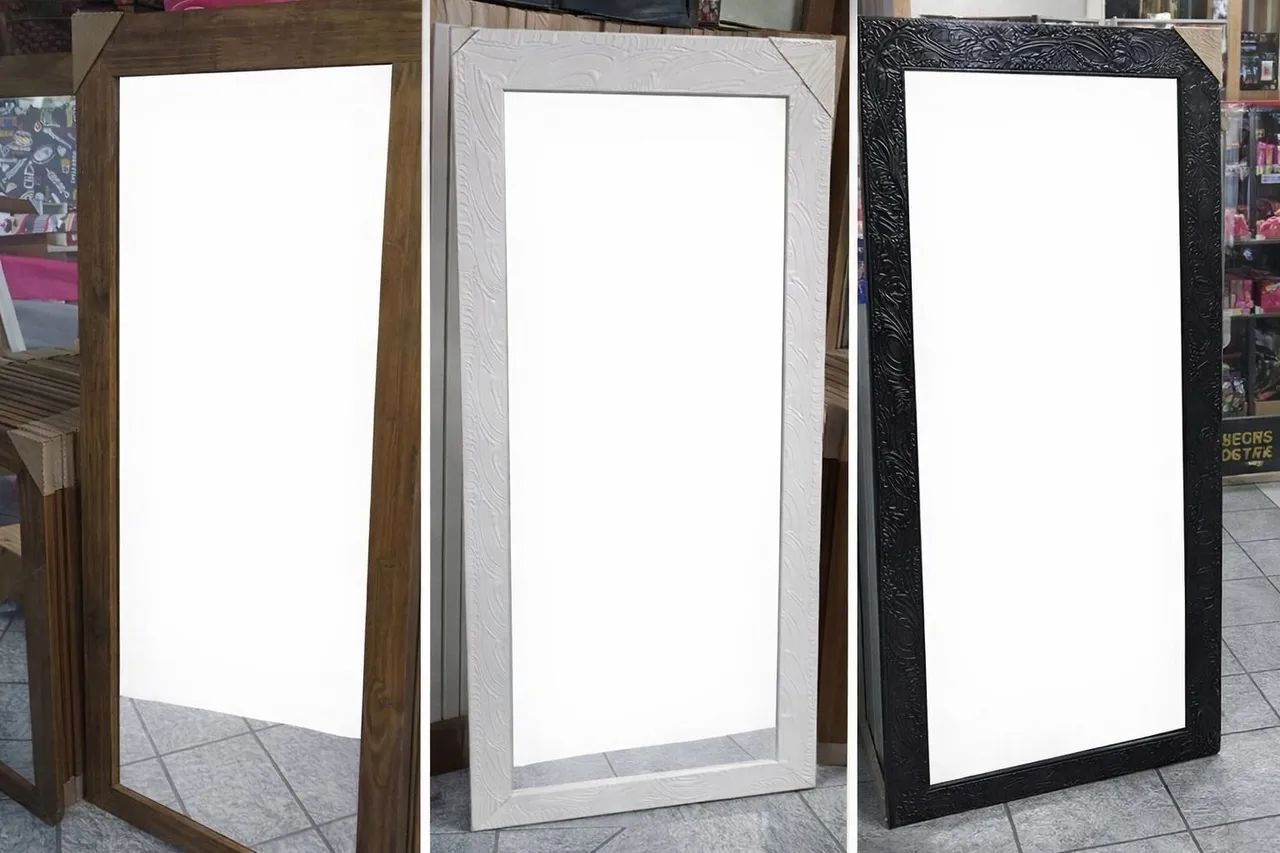 ESPELHO GRANDE COM MOLDURA - Foto 2