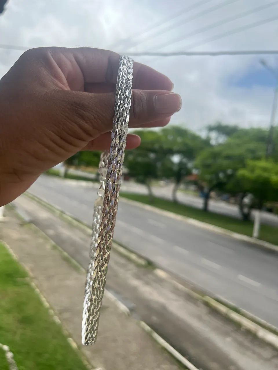 Colar em prata 925 + pulseira em prata 925 - Foto 4