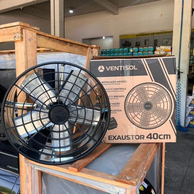 VENTILADOR EXAUSTOR COMERCIAL VENTISOL 40CM - Foto 3