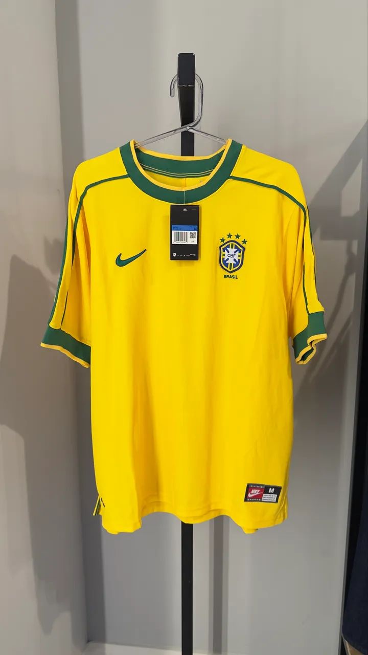 Camisa Brasil retrô copa de 98