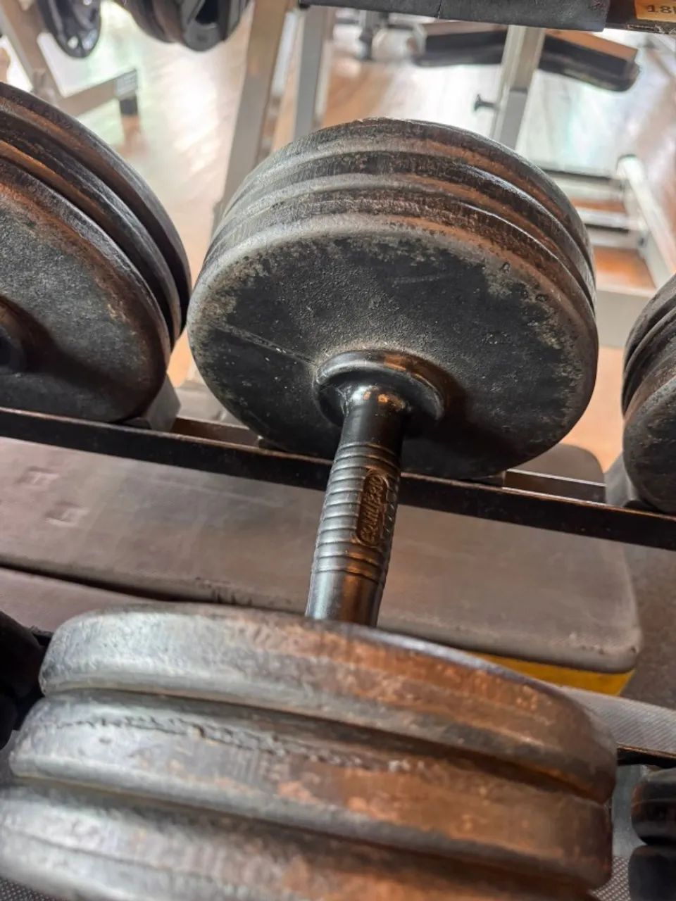 Kit Mesa de Dumbells 8kg a 34kg - Equilibrio  - Foto 2