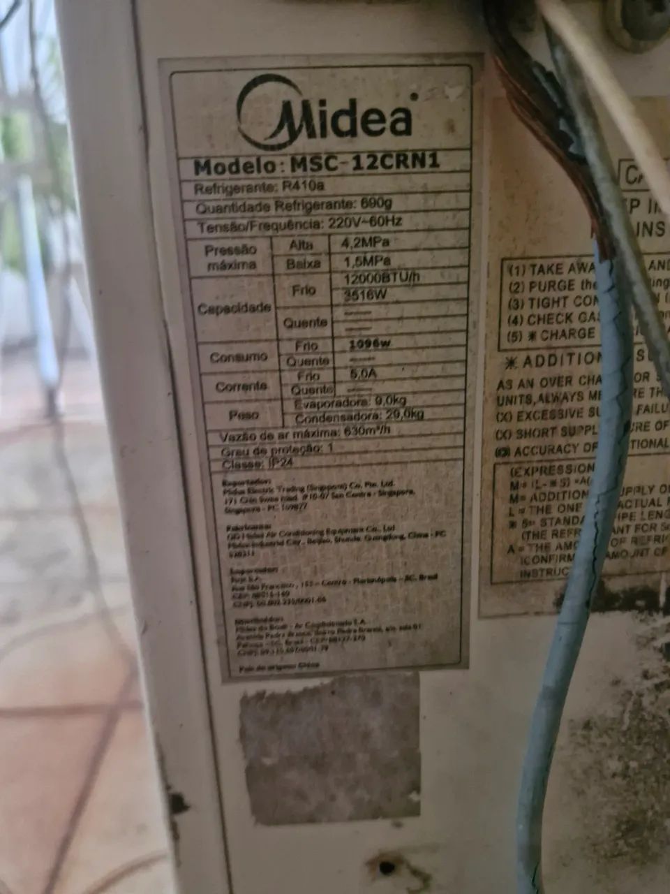 Ar condicionado Split Midea 12mil - Foto 5