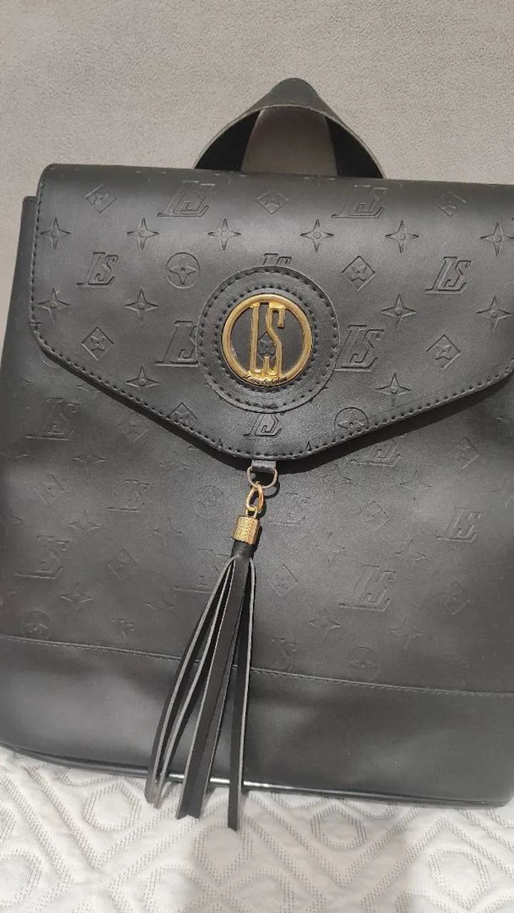 Mochila bolsa, com regulagem e bolso interno com ziper - Foto 2