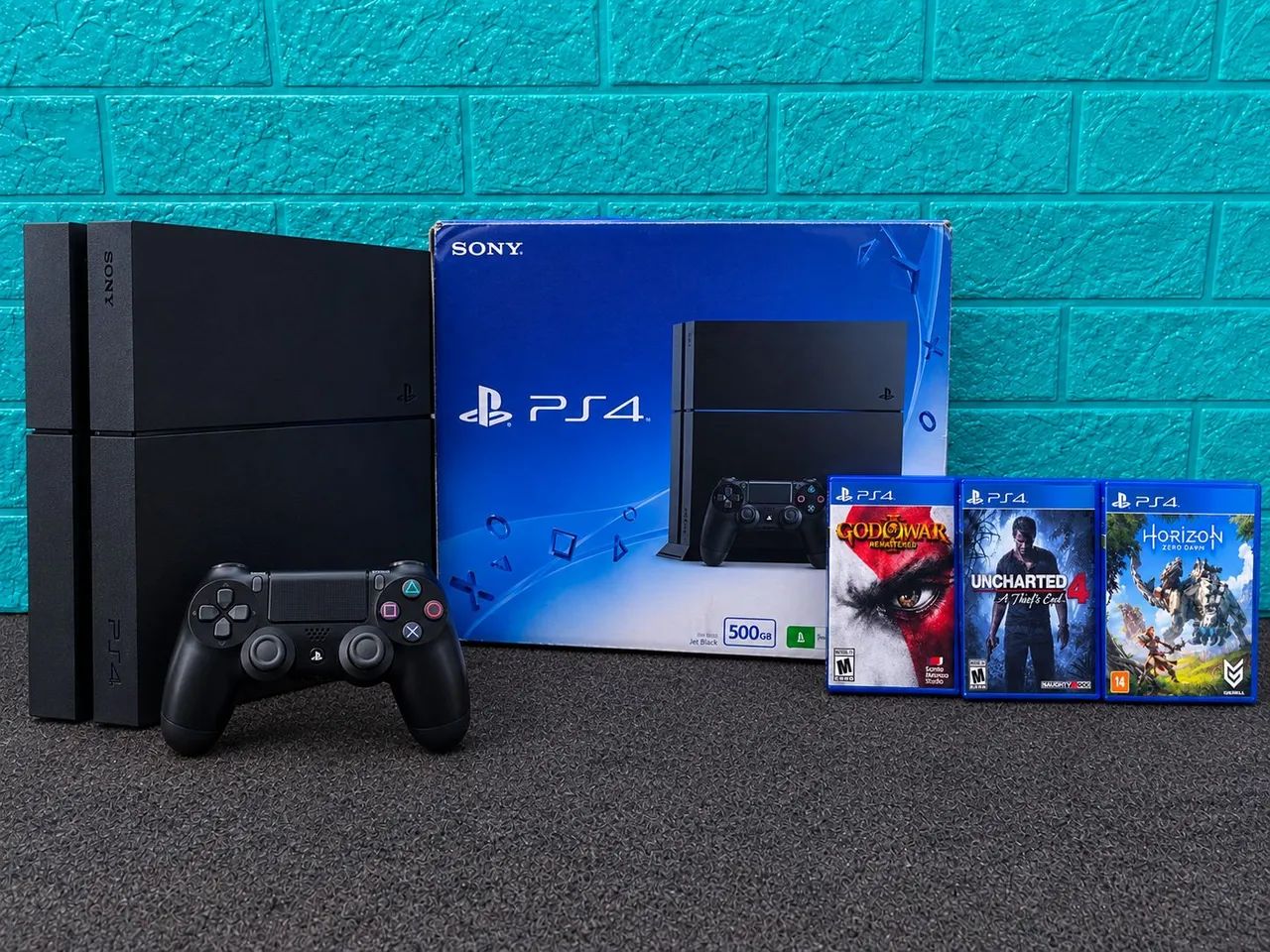 Ps4, com caixa, e 3 jogos. - Foto 3
