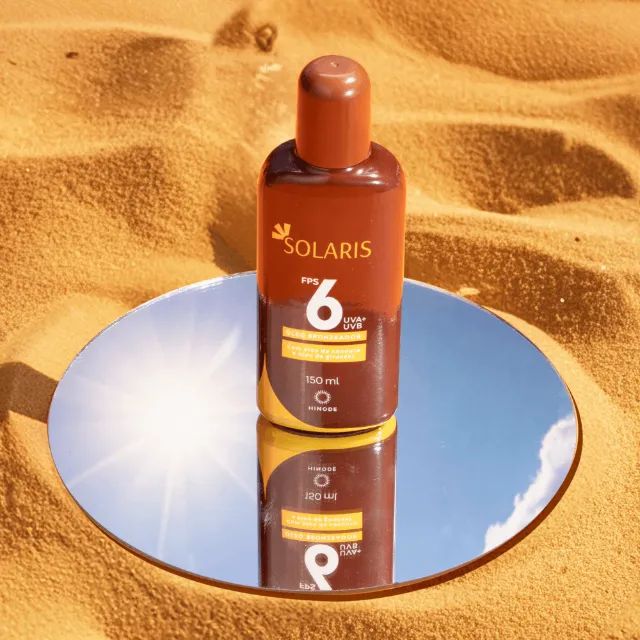 Óleo Bronzeador FPS 6 Uva E Uvb Solaris 150ml