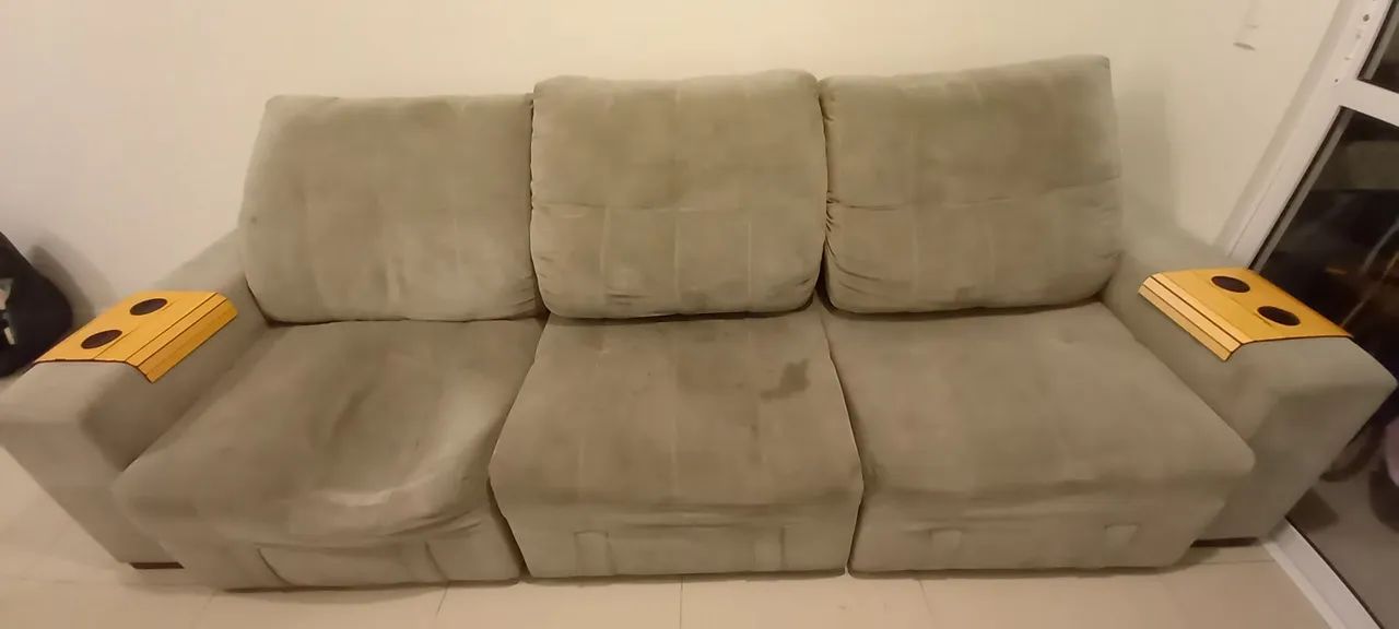 Sofá 3 Lugares Retrátil