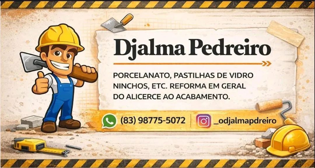 Serviços de Pedreiro a Disposição 