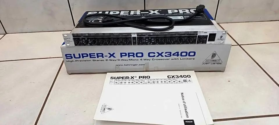 Crossover Behringer Super-X pro cx3400 - Equipamentos e Acessórios
