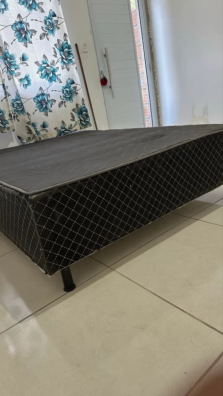 Cama box casal conjugada 7cm 