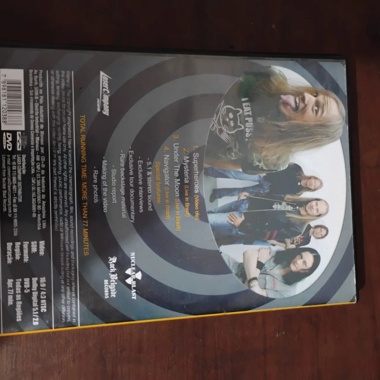 Kit de CDs e DVD da banda Edguy - Foto 5