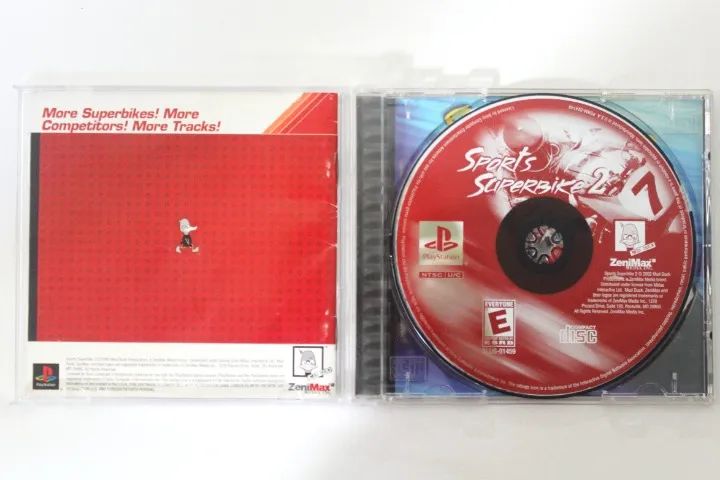 VENDIDO - Sports Superbike 2 para PlayStation original e completo, em perfeito estado - Foto 2