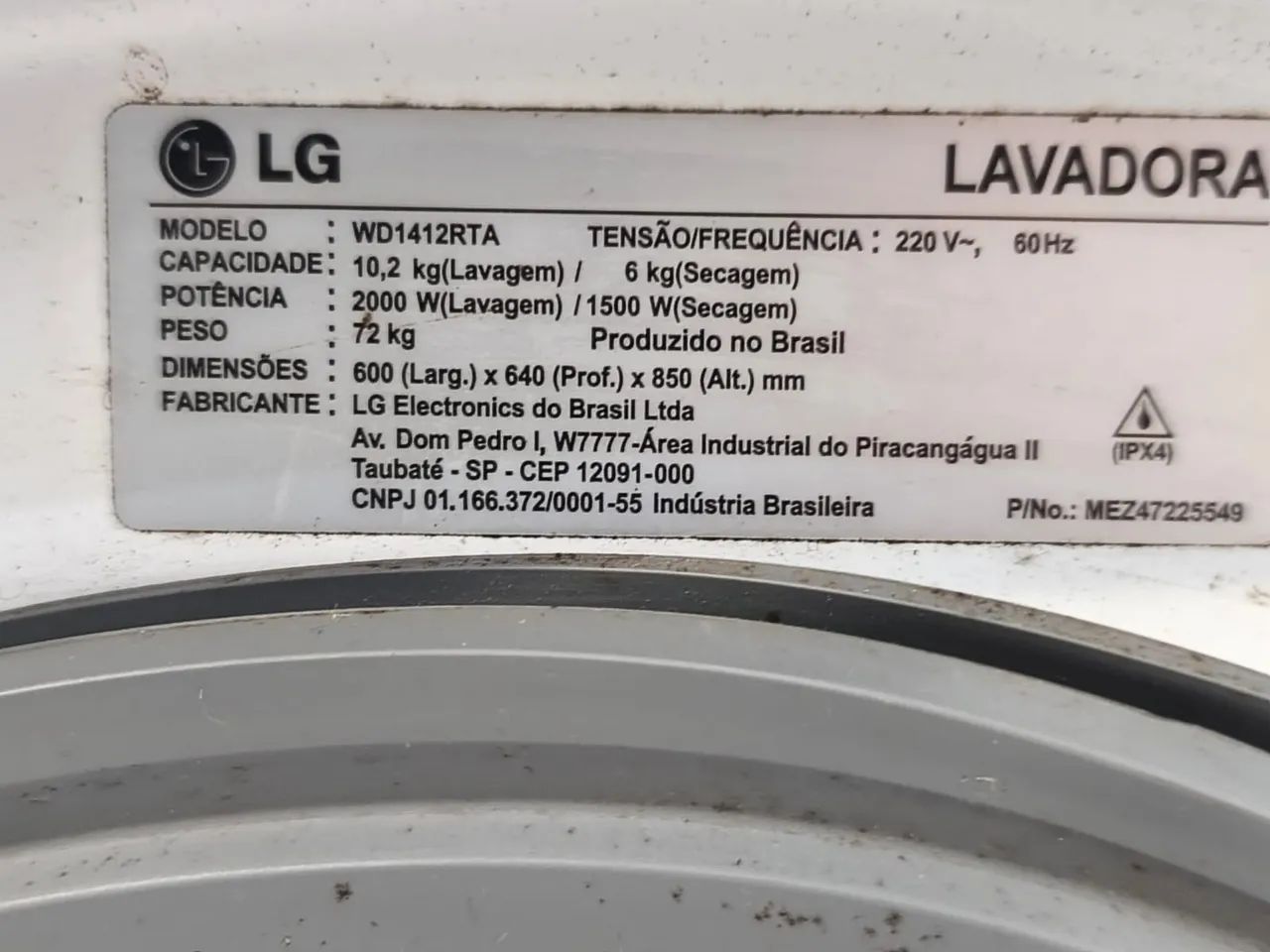 Lava e Seca LG 10Kg - Foto 3