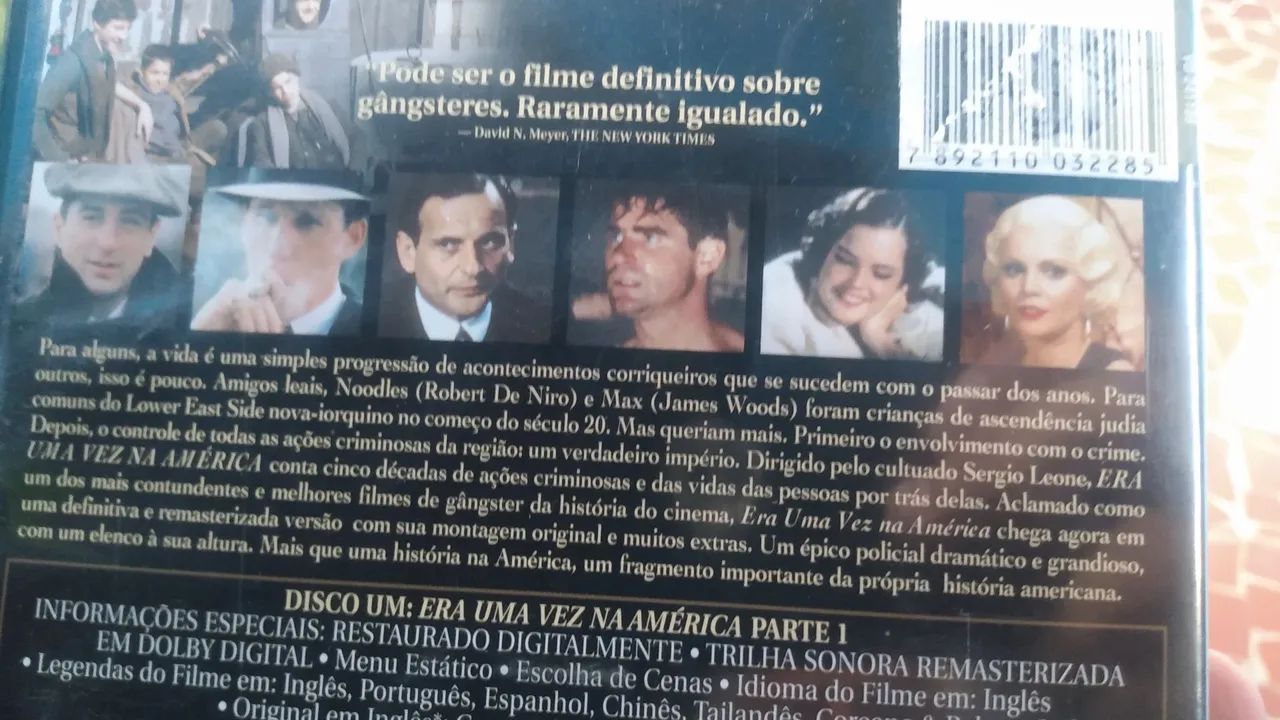 DVD original duplo era uma vez na América ótimo estado.  - Foto 3