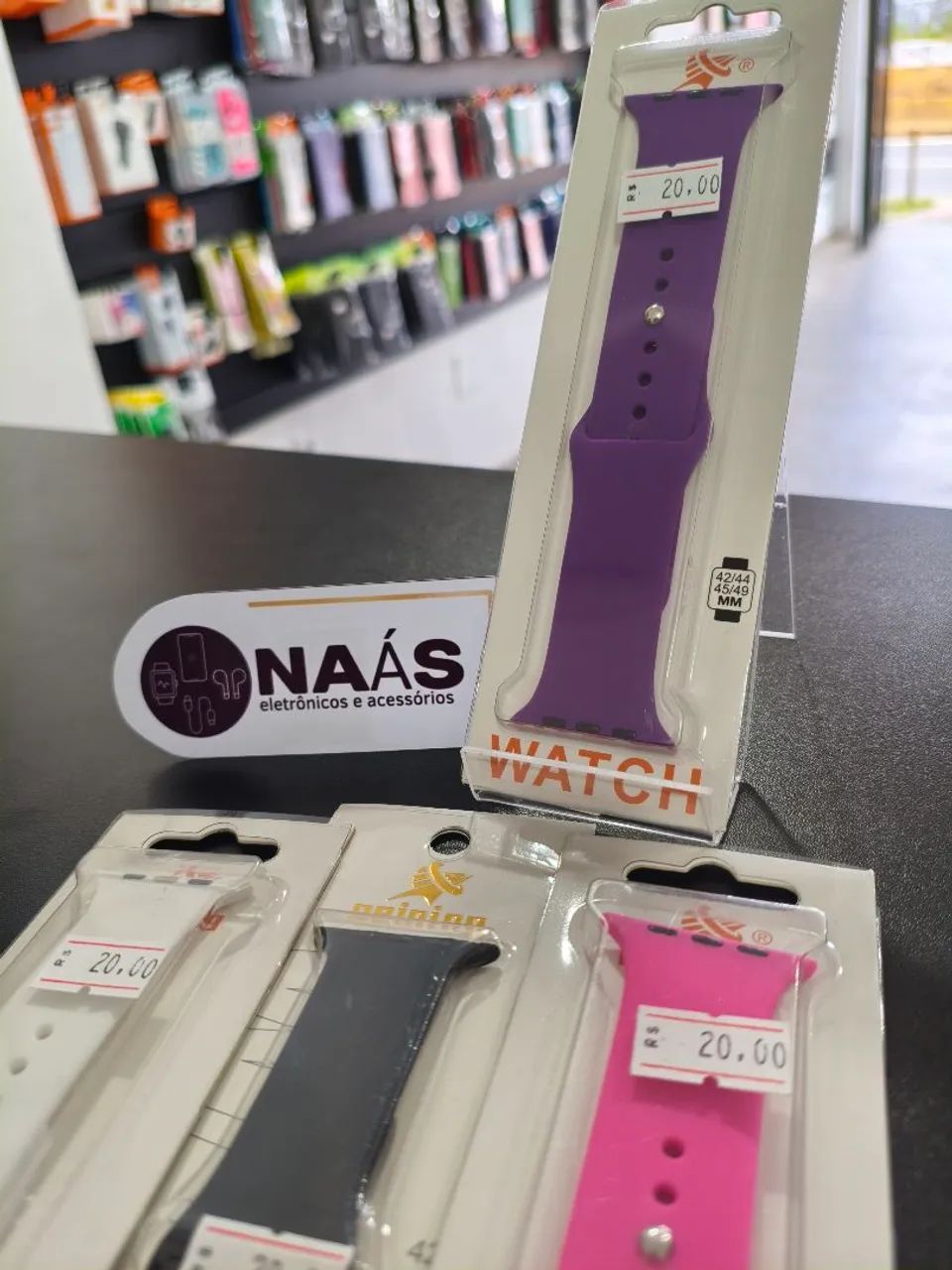 Pulseira smartwatch silicone 