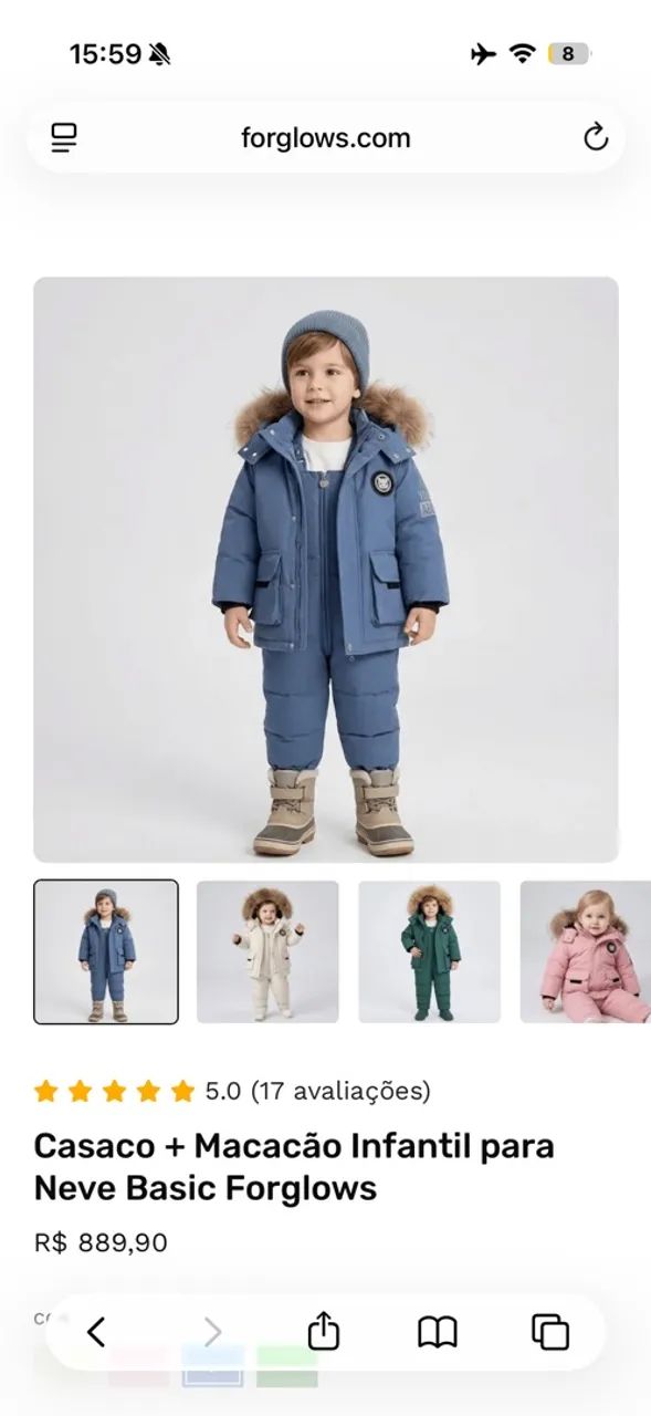 Roupa de neve 