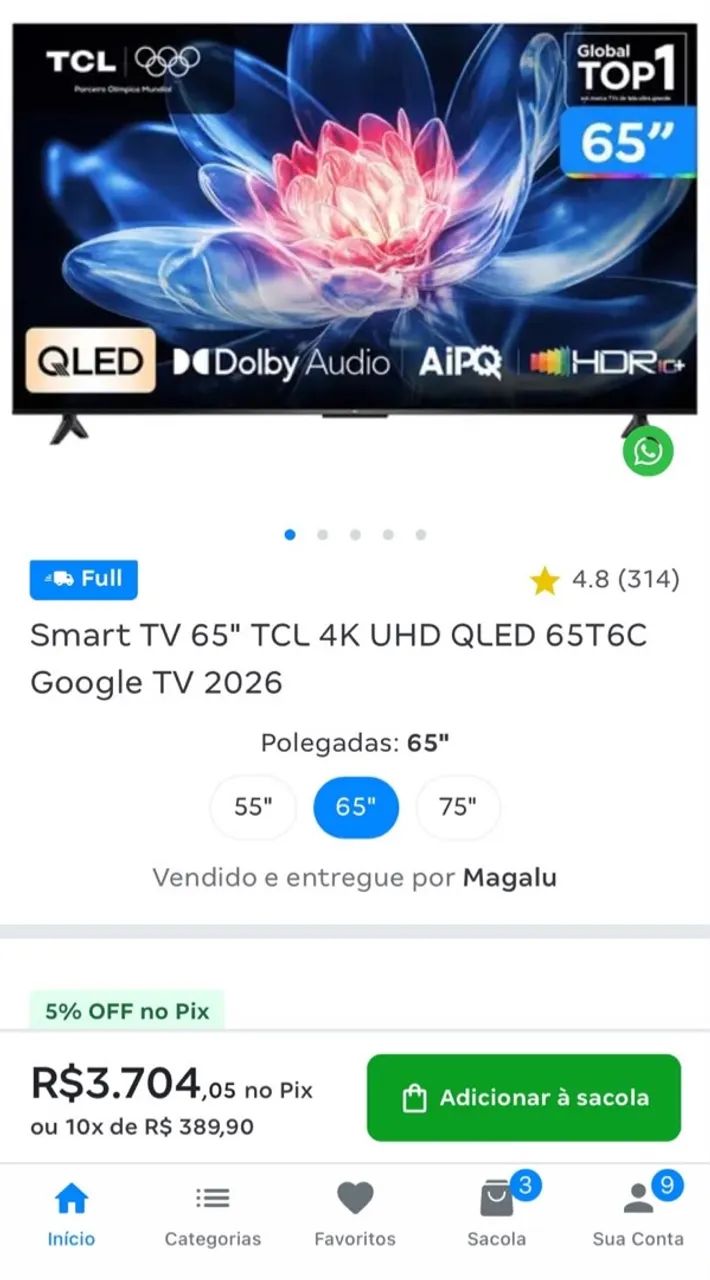 Tv 65 polegadas  - Foto 3