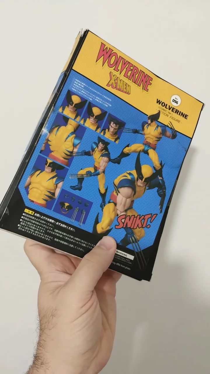Wolverine Amarelo CT Toys Mafex - Foto 4