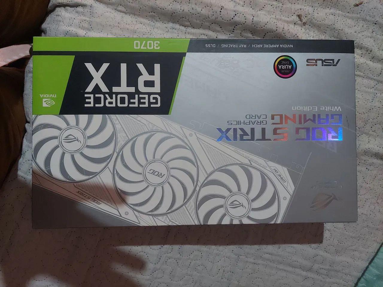 RTX 3070 ASUS ROG STRIX WHITE (BRANCA) - Foto 5
