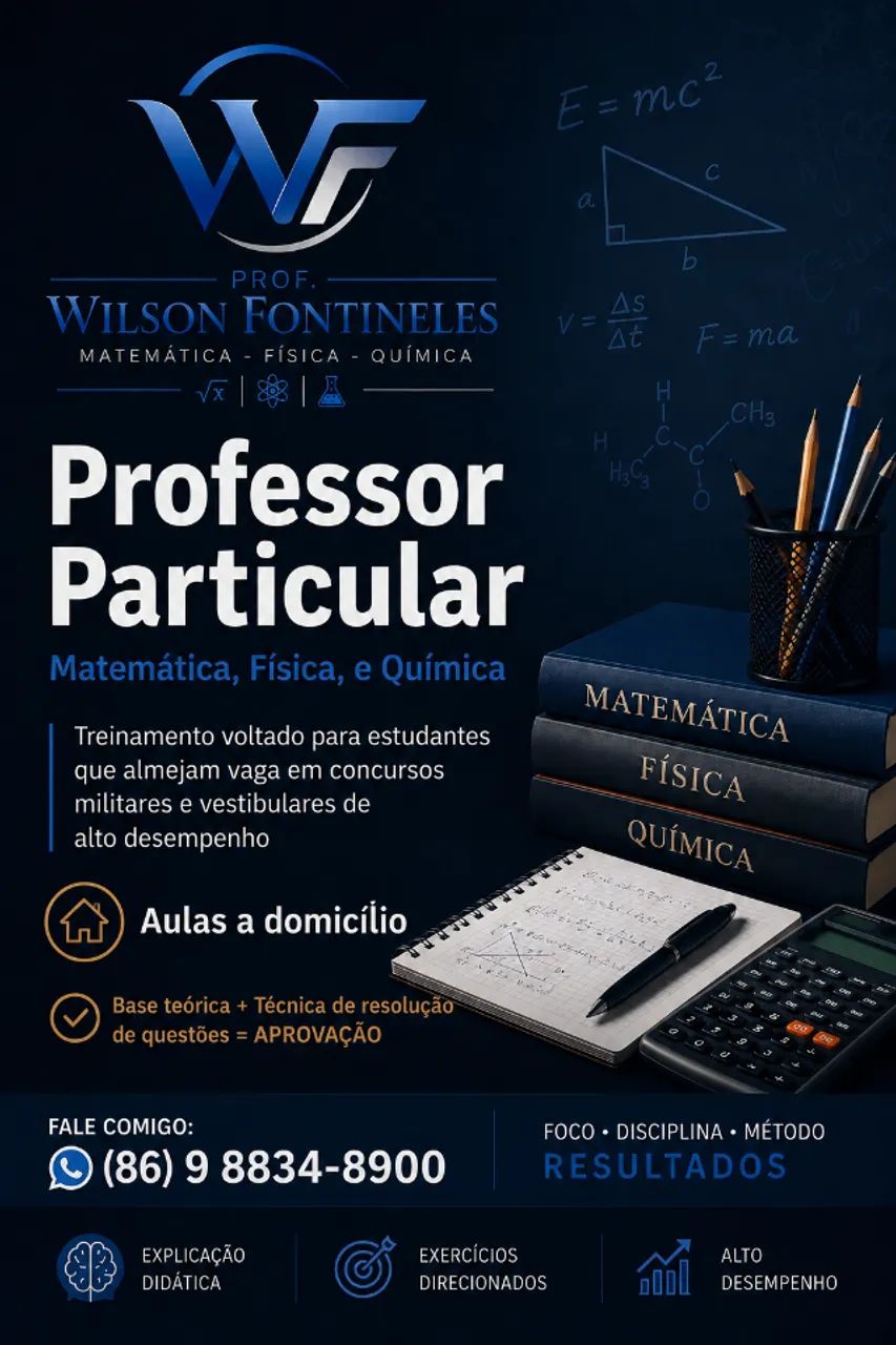 Aulas Particulares de Matemática, Física e Química 