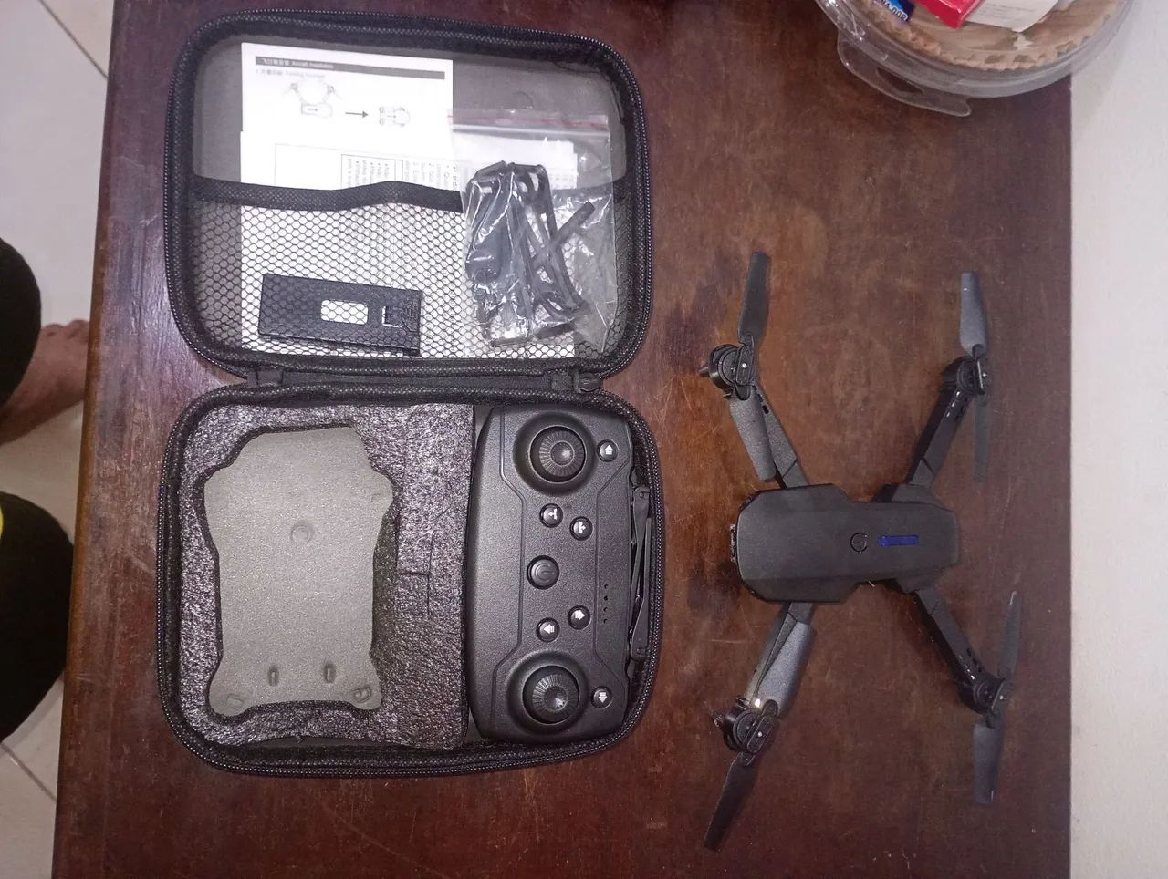 Drone E88 Pro cor(Preto) R$100,00 NA CAIXA! - Foto 2