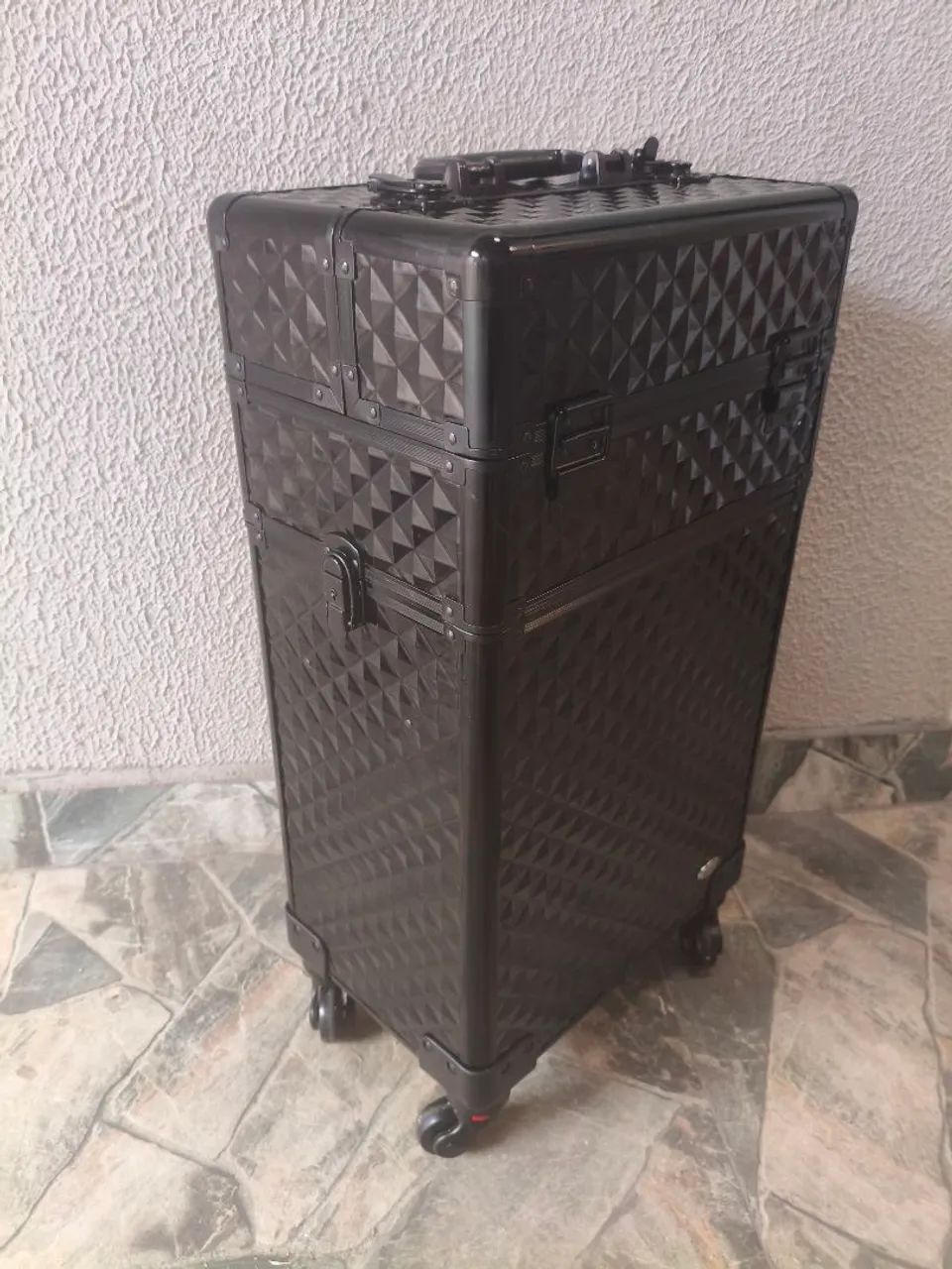 Maleta de maquiagem 2 andares  - Foto 2