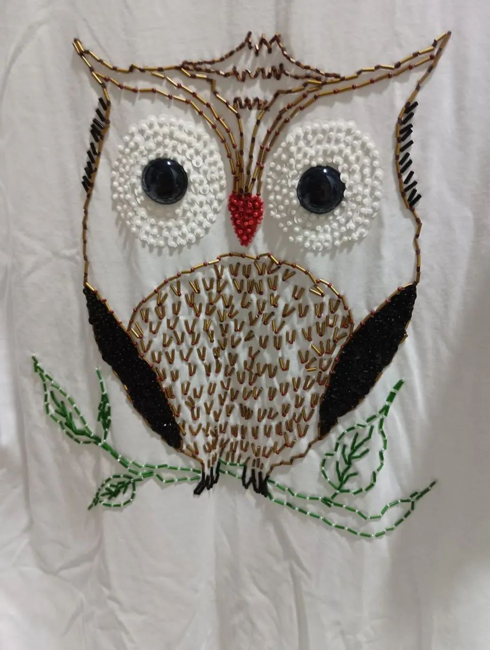 Blusa de malha bordada a mão  - Foto 4