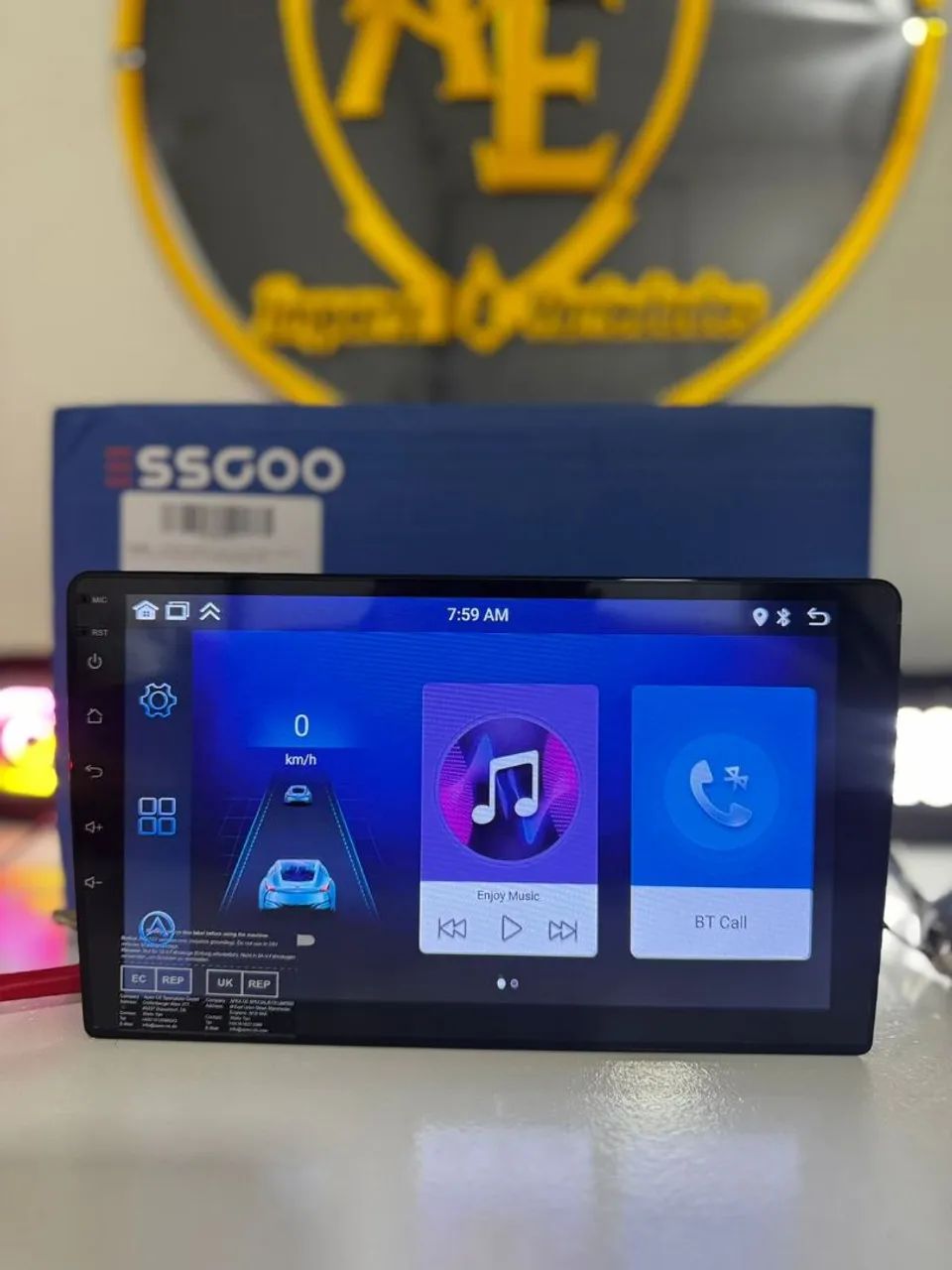 Multimídia Android 9 polegadas com carplay  - Foto 3