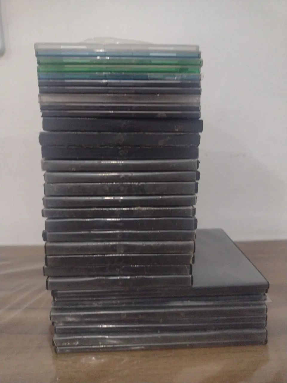 Lote de capas de cd e dvd(finas)