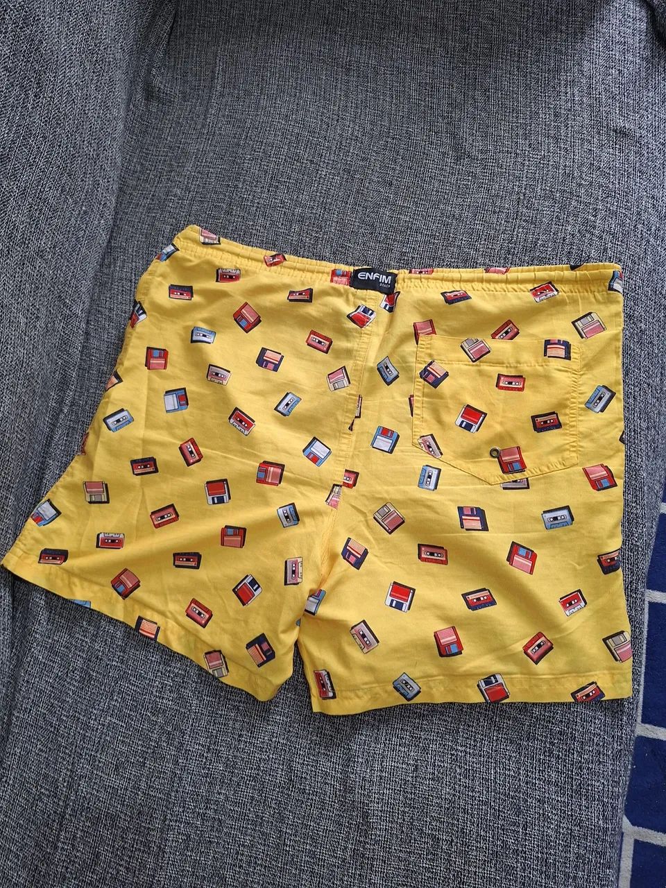 Bermuda masculina amarelo  - Foto 3
