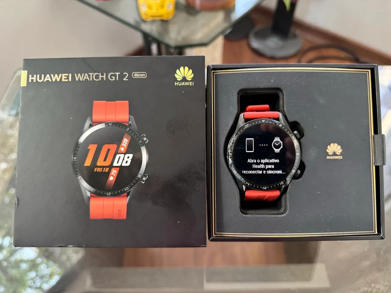 Smartwatch Huawei GT 2 46mm - Laranja - Foto 2