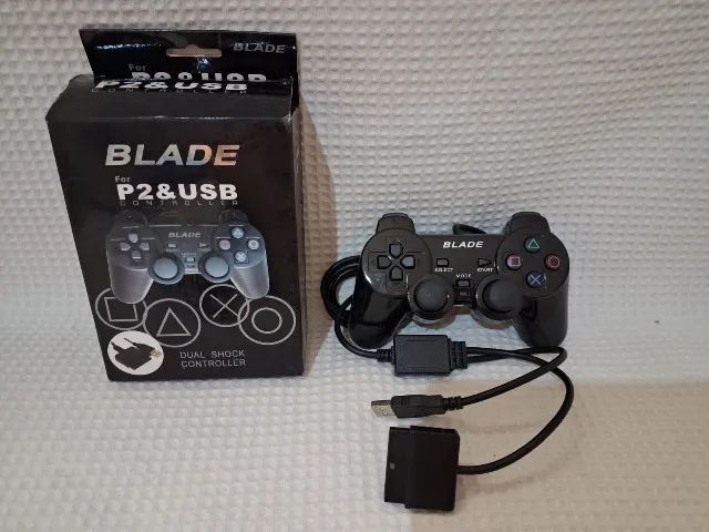 par controles blade, playstation 2 e pc (usb)