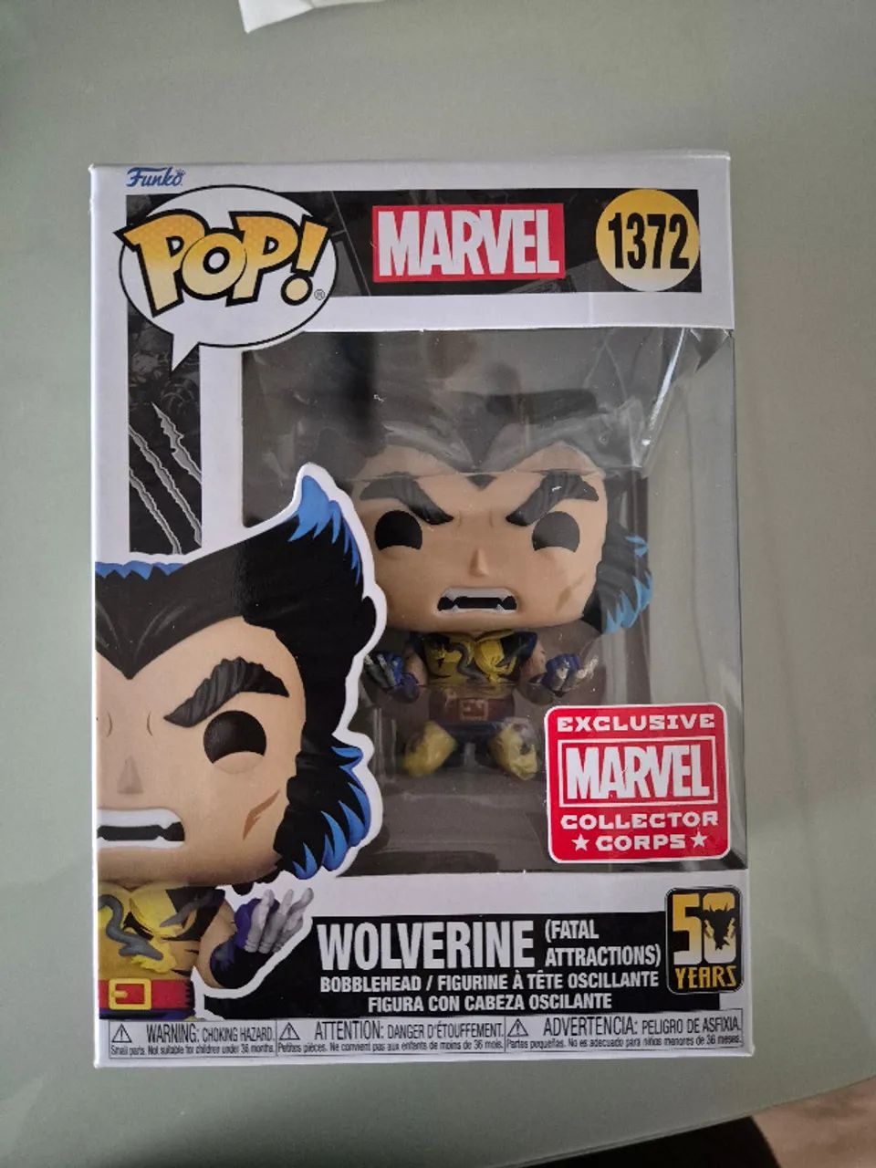 Funko Pop Wolverine 50th Anniversary - Marvel Collector Corps Box - Foto 4